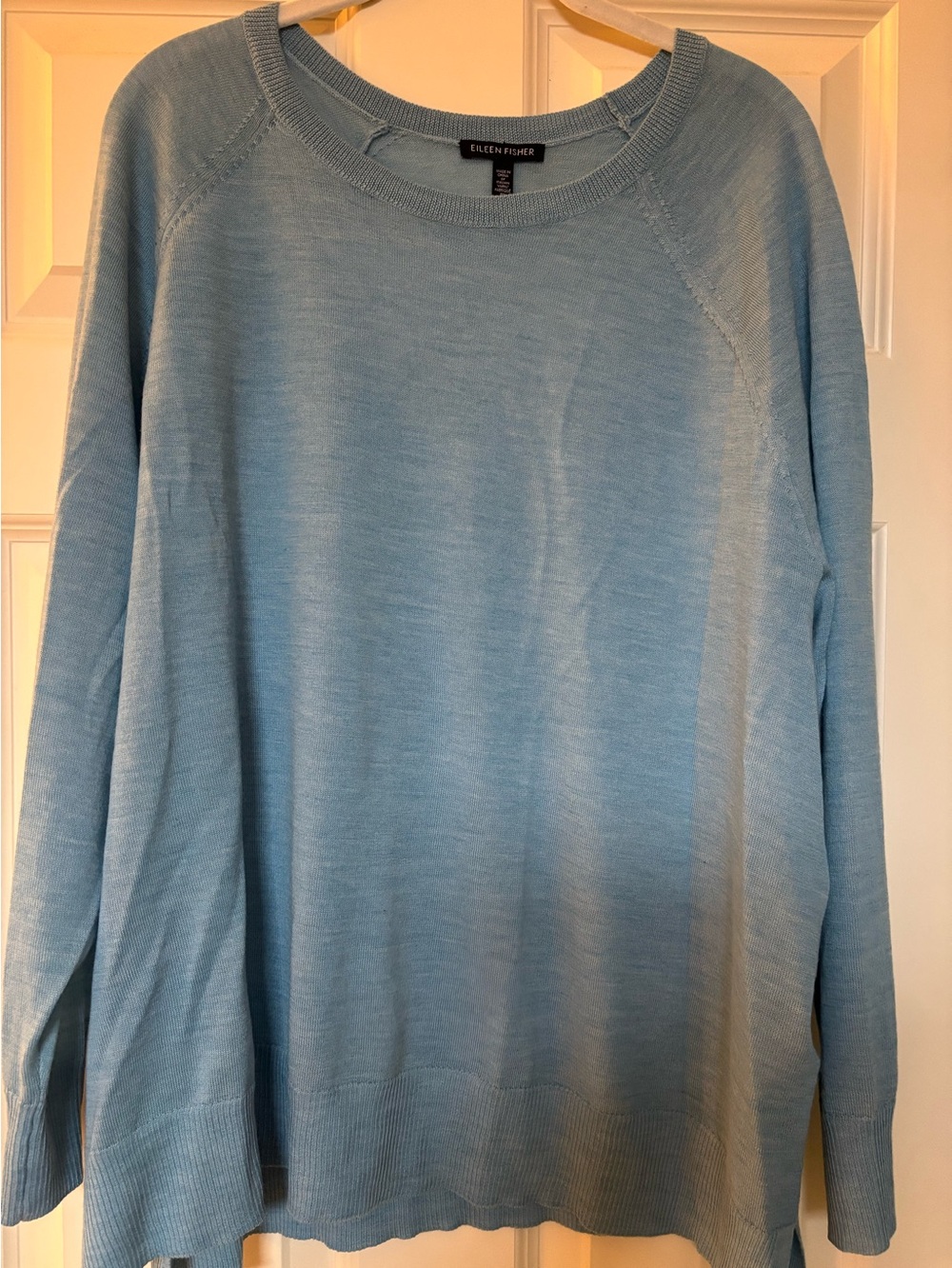 Eileen Fisher 1x lightweight wool sweater nwot